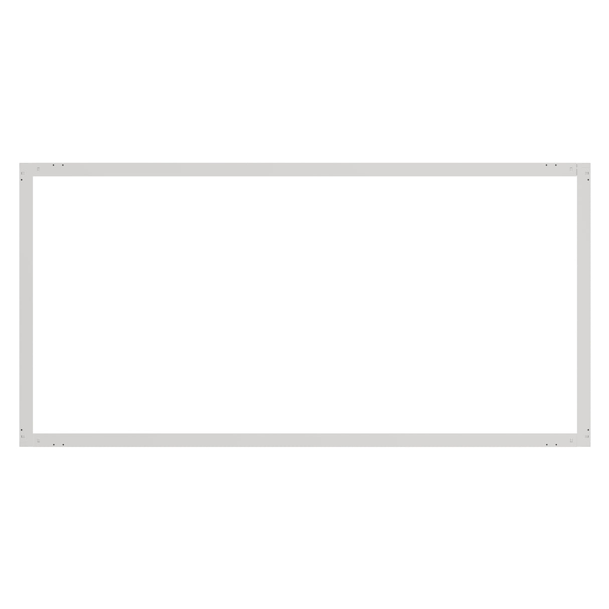 SFL02 2x4ft surround frame LED light front view with minimalist rectangular frame design