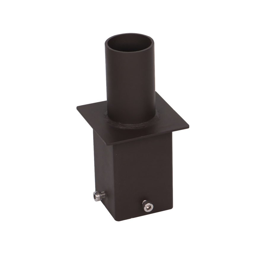 Black tenon adapter for XALH series parking lot light