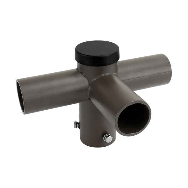 Horizontal Tenon Adapter for Parking Lot Lights - Close up view