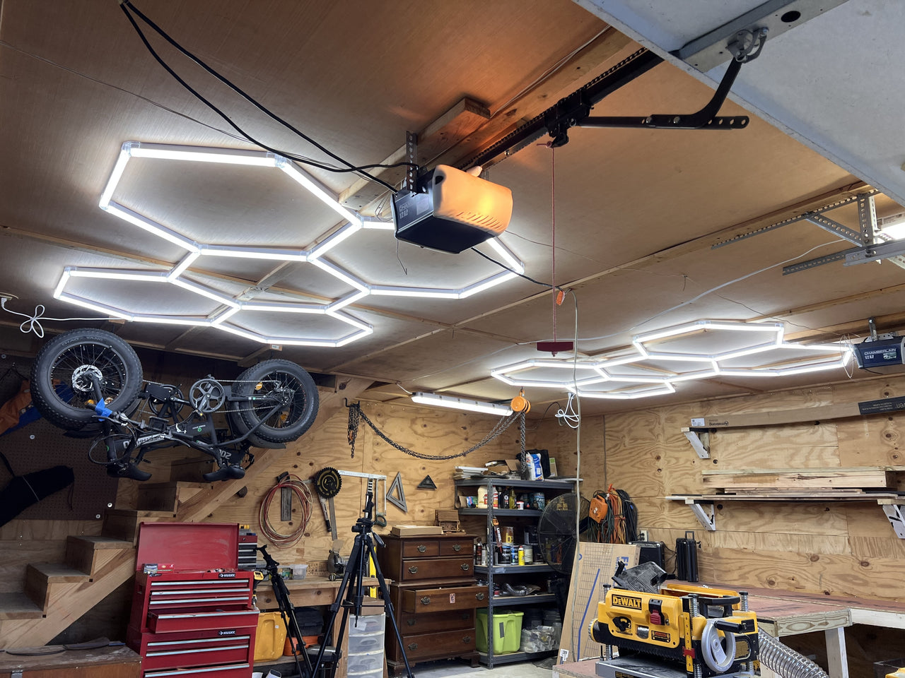 hexagon led lights