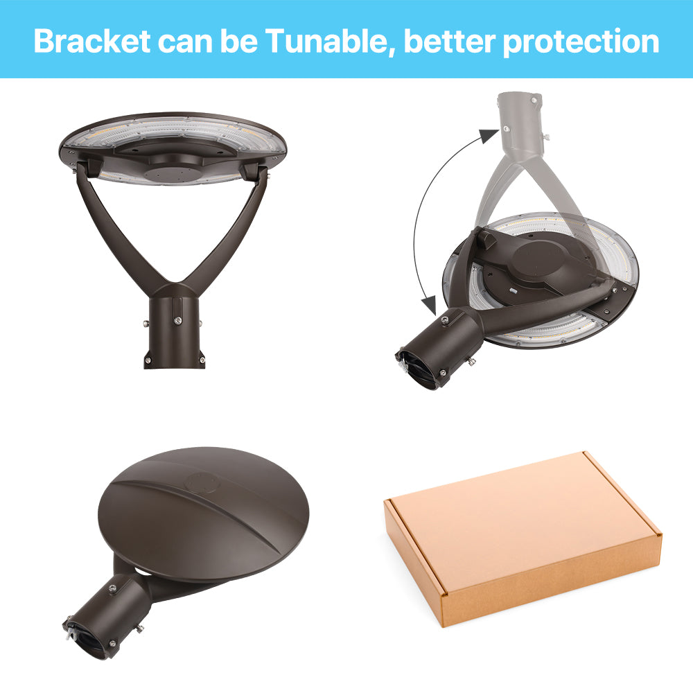 TP421 Series Post Top Light - Adjustable Bracket and Protection