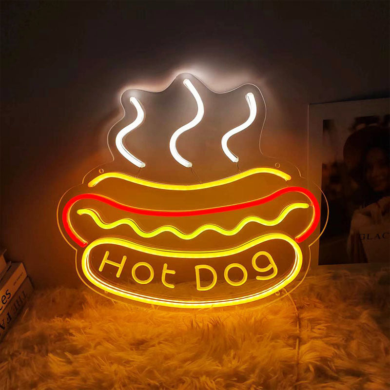 Hot Dog LED Neon Sign Light