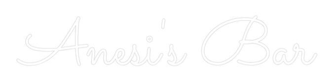 Custom Neon Light Anesi's Bar