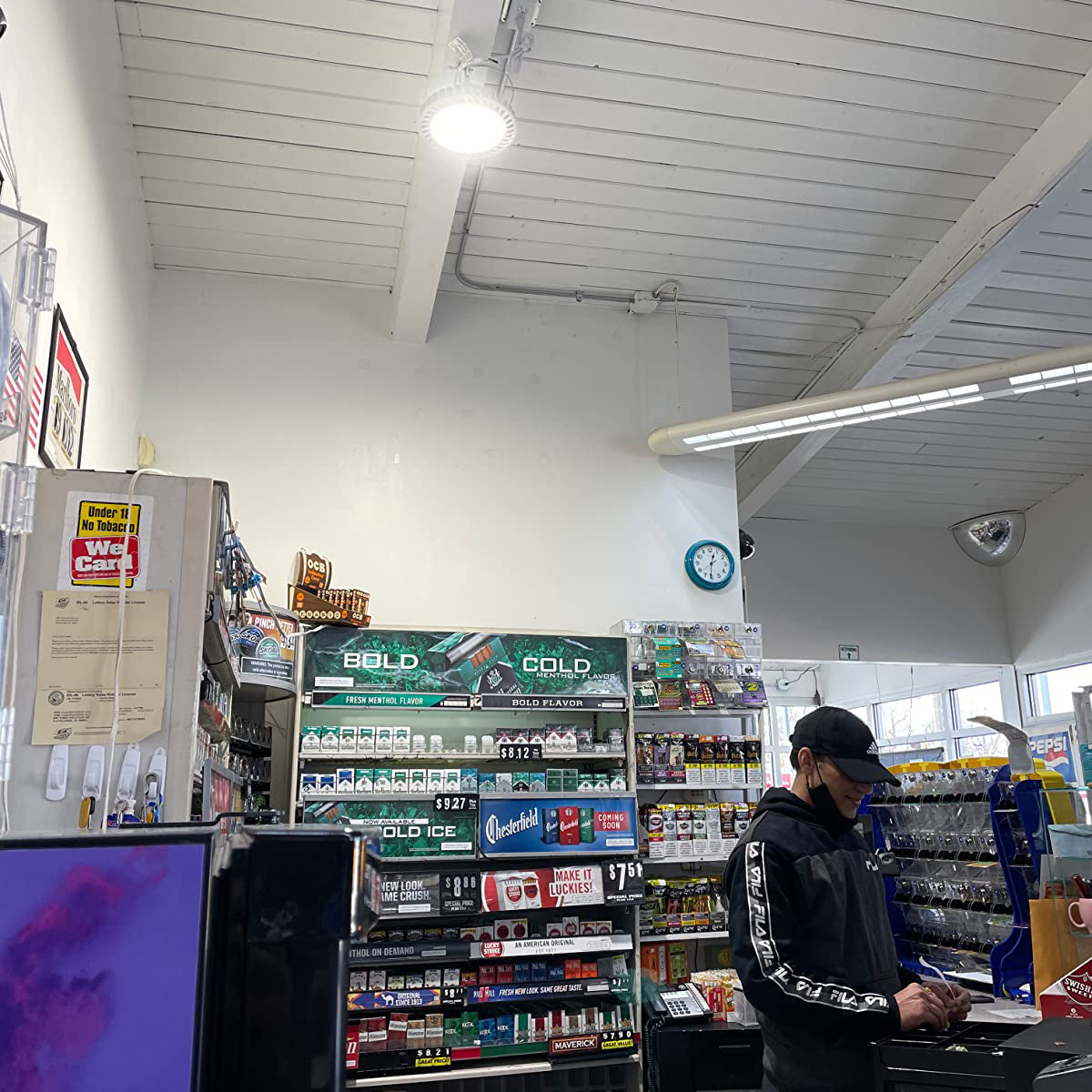 LED High Bay Light in a store