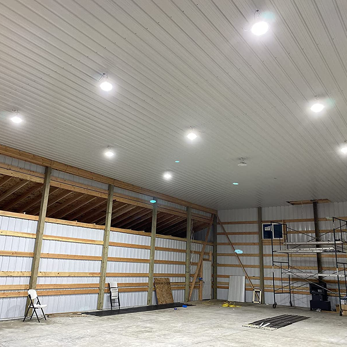 Hyperlite LED High Bay lights installed in warehouse