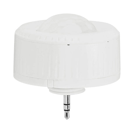Passive Infrared Sensor for HPPK01/HPLH01/HPLH02/HPHB01 Series - White PIR sensor with dome lens, 3.5mm jack for HPPK01/HPLH01/HPLH02/HPHB01 series.