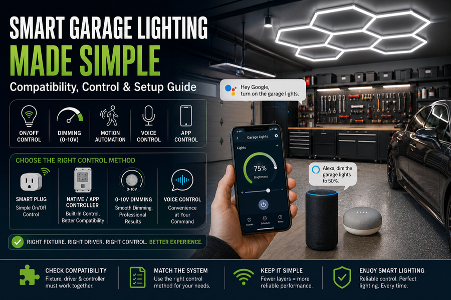Smart Garage Lighting Controls That Actually Work