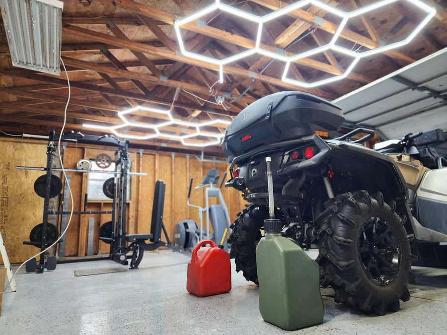 Lighting a Multi-Use Garage: Workshop, Gym & Parking