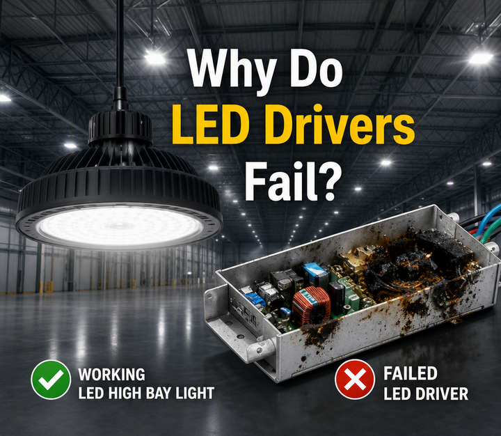 Why LED Drivers Fail: Heat, Moisture, Surge Damage, and Installation Mistakes