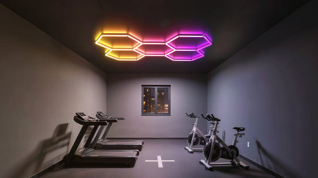 Content Creator Lighting: High CRI Hexagons for Fitness