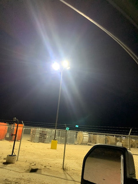 Floodlight Optics to Prevent Light Trespass & Glare