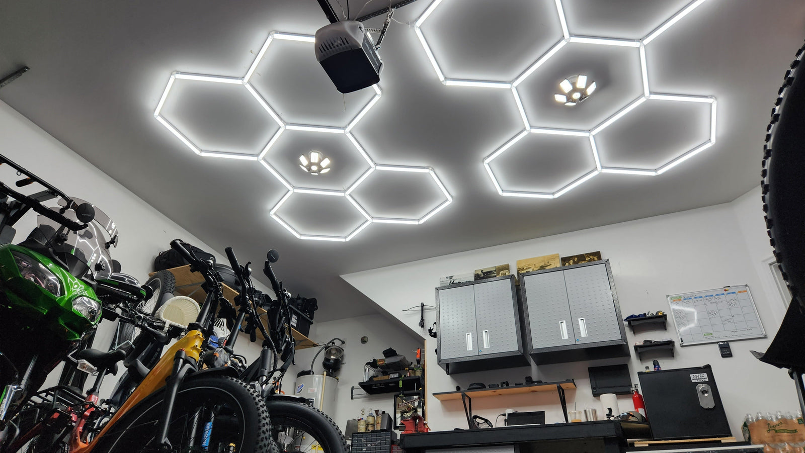 Garage Gym Lighting: Designing with Hexagon LEDs