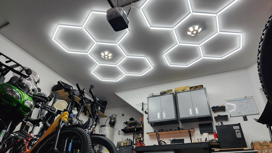 Garage Gym Lighting: Designing with Hexagon LEDs