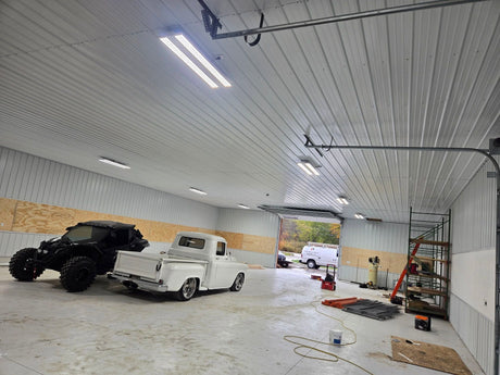 Surface Mounting Linear High Bays on Low Ceilings