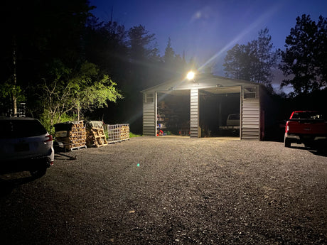Deterring Equipment Theft with LED Floodlights