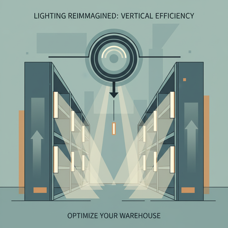 Vertical Light for Aisles: UFO vs. Linear Optic Choice