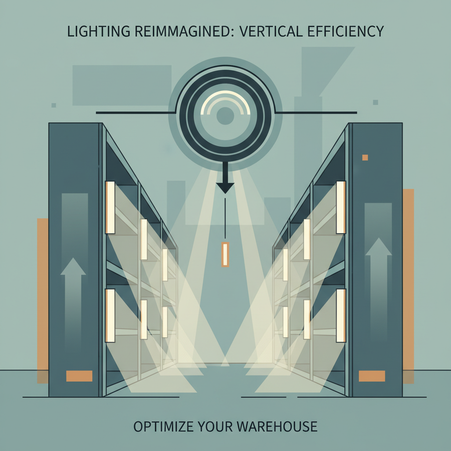 Vertical Light for Aisles: UFO vs. Linear Optic Choice