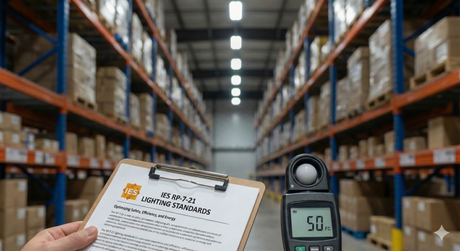 Foot-Candle Levels for Different Warehouse Zones