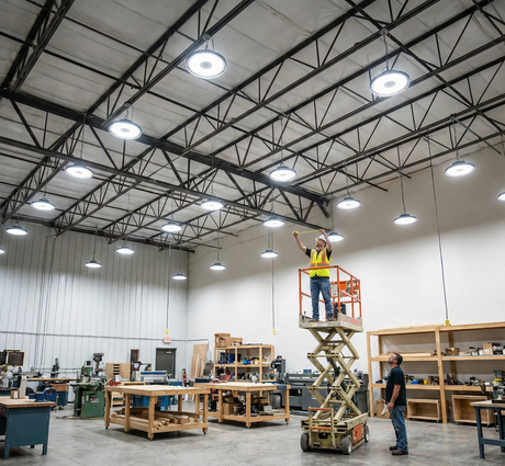 How Far Apart to Space UFO High Bays in a Workshop