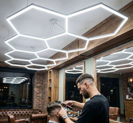 Why Barbershops Prefer 5000K Hexagon Lighting for Precision