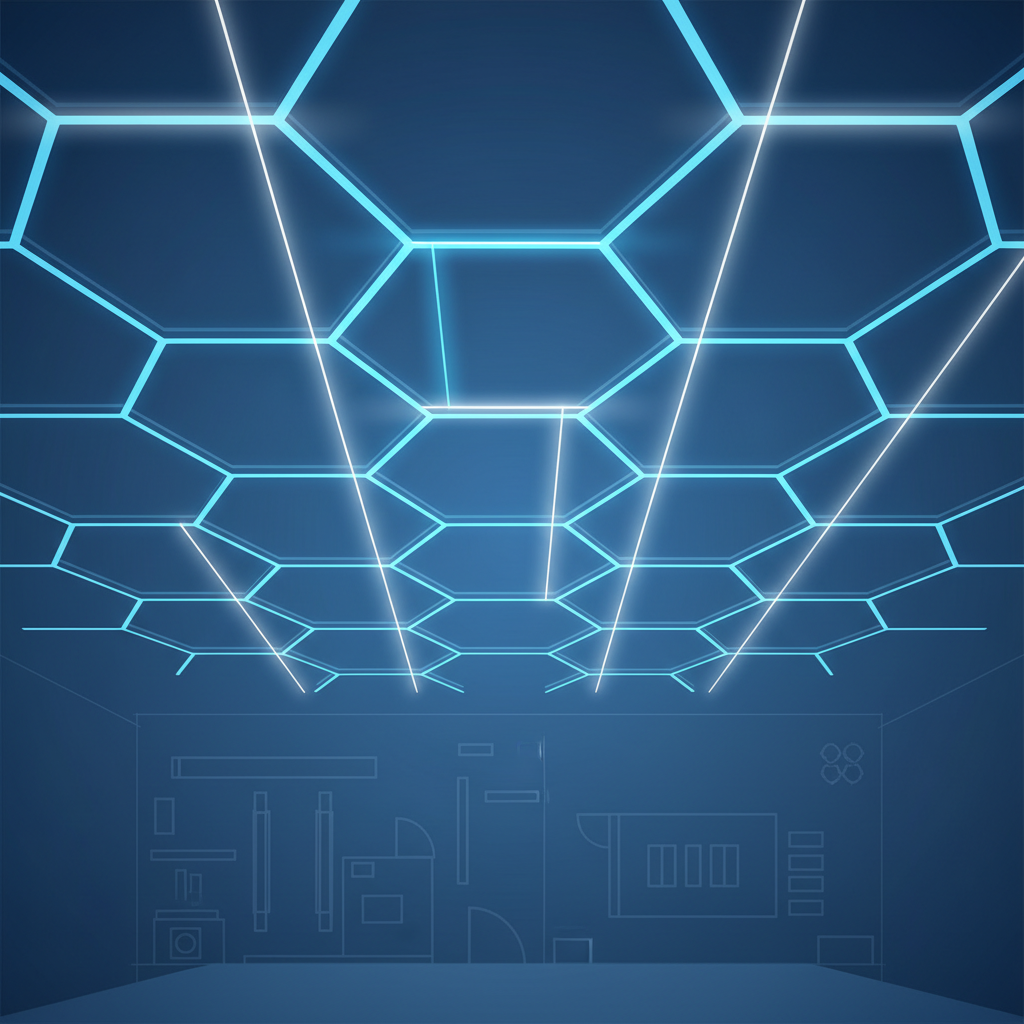 Target Lumens: Calculating Hexagon Count for Bright Workspaces