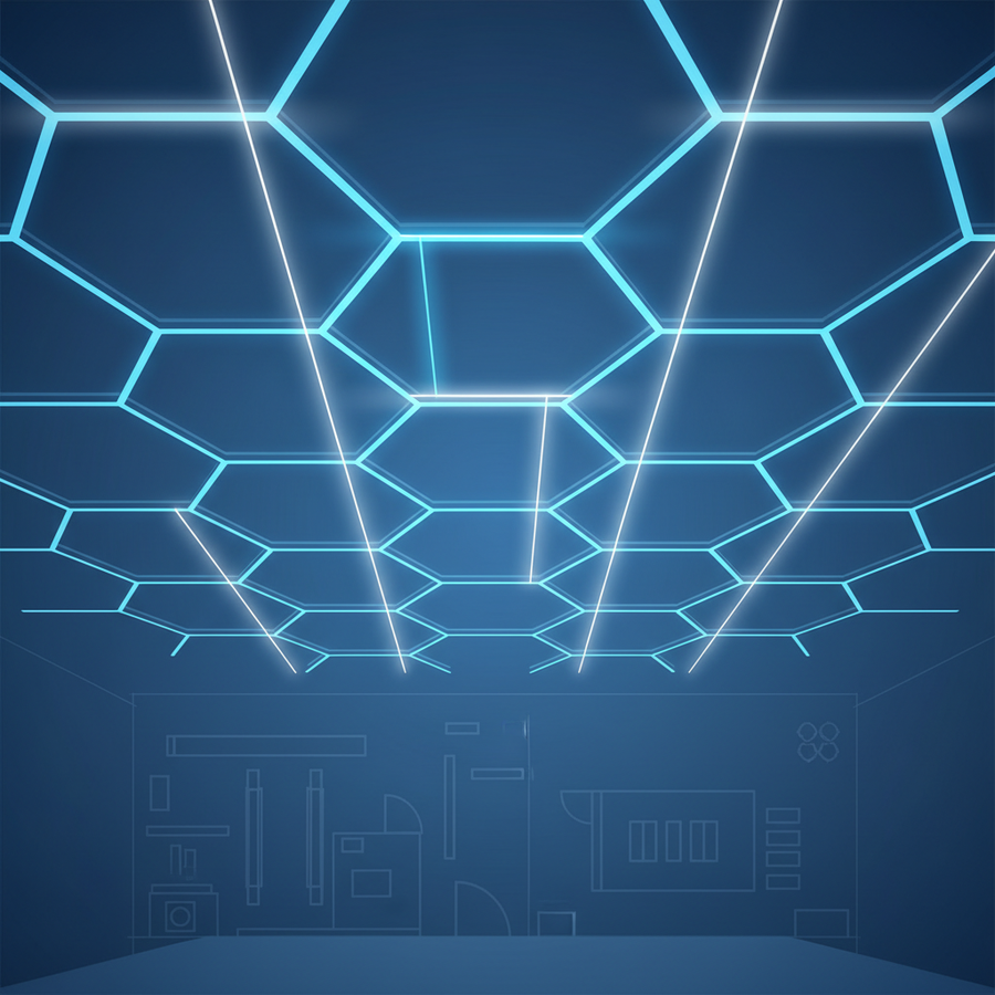 Target Lumens: Calculating Hexagon Count for Bright Workspaces