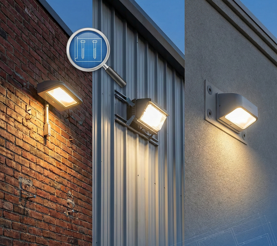 Floodlight Wall Washing for Multi-Story Commercial Facades