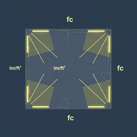 Calculating Lumens Per Square Foot for Garage Linear Lighting