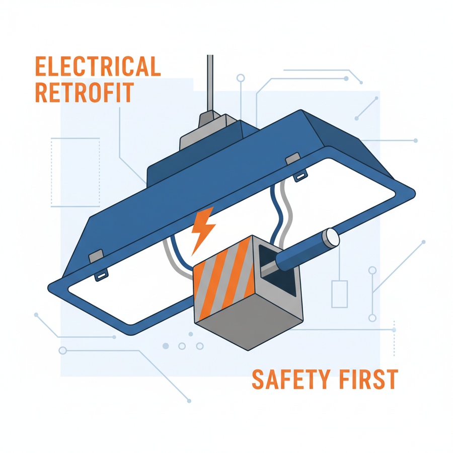 Retrofit Safety: Removing Old Ballasts for UFO Installs