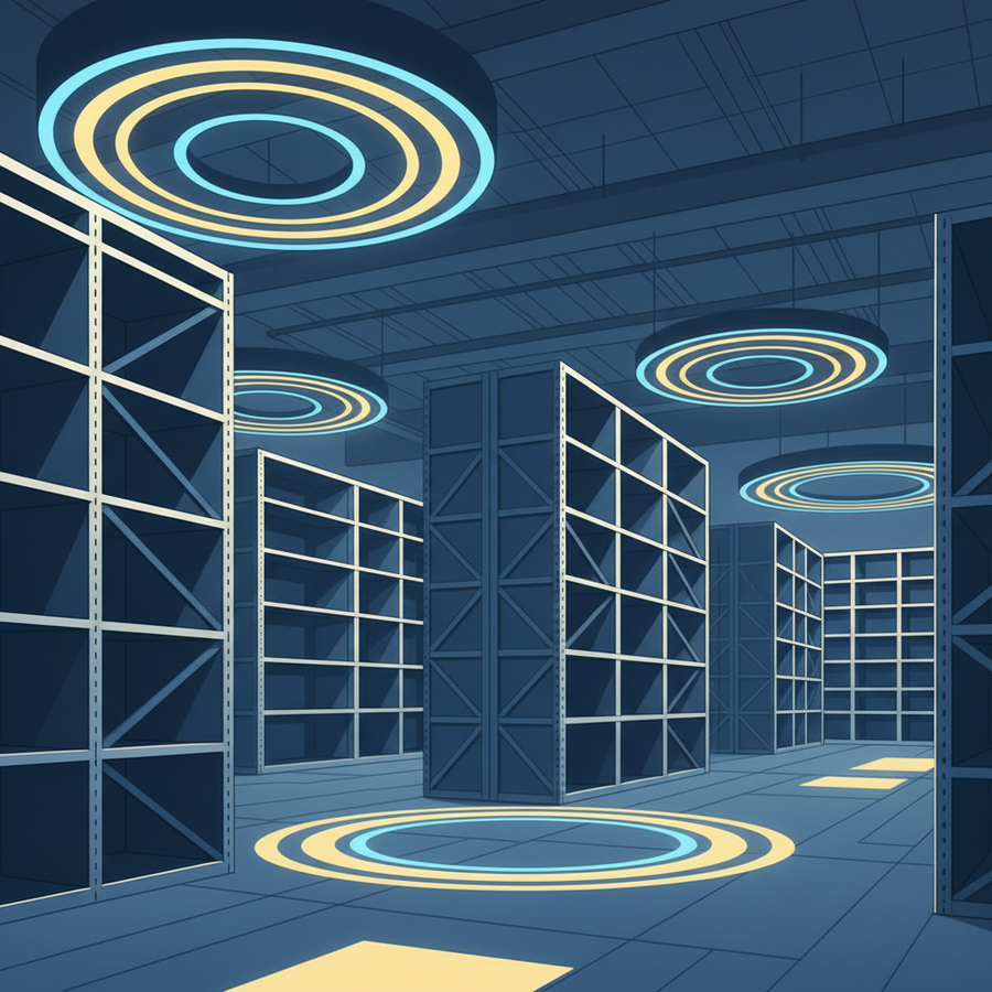 Managing Rack Shadows: UFO Placement for High-Density Warehousing