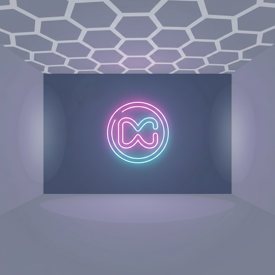 Branding Your Shop: Mixing Hexagon Grids with Custom Neon