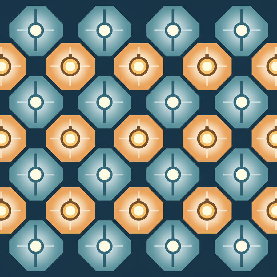 Branding the Ceiling: Hex Patterns for Floor Exercises