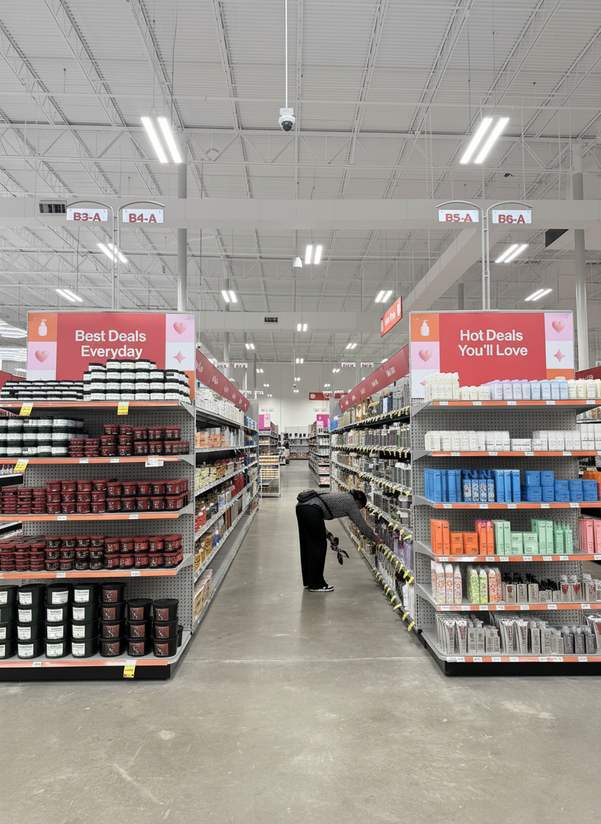 Retail Aisle Lighting: Linear Optics vs. UFO Lights