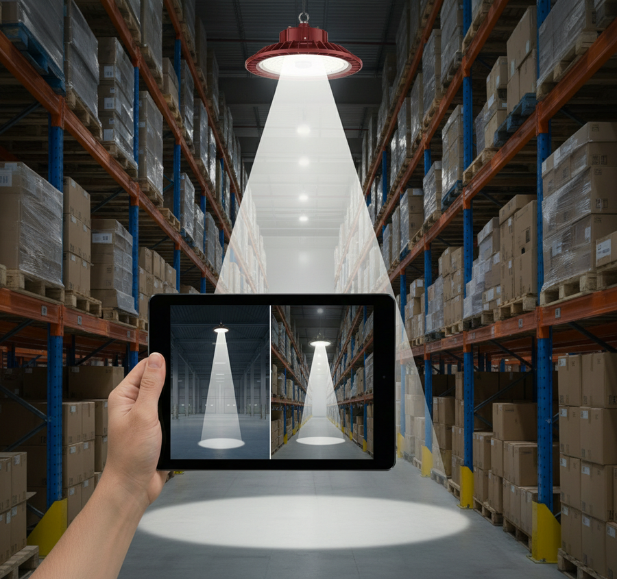 Correcting Aisle-Beam Misalignment in High-Rack Warehouses