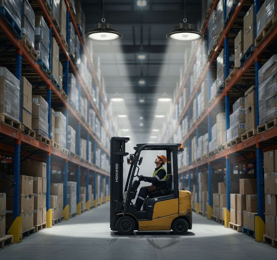 Evaluating UGR for Forklift Operators in Narrow Rack Aisles