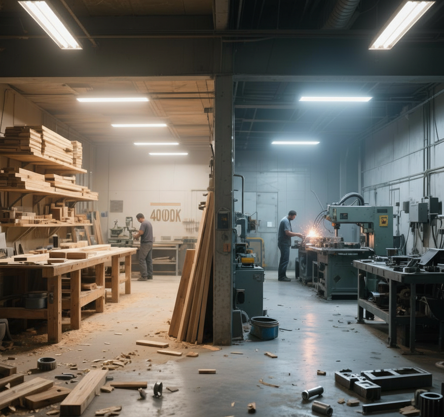 Why Prismatic Lenses Excel in Low-Ceiling Workshop Lighting