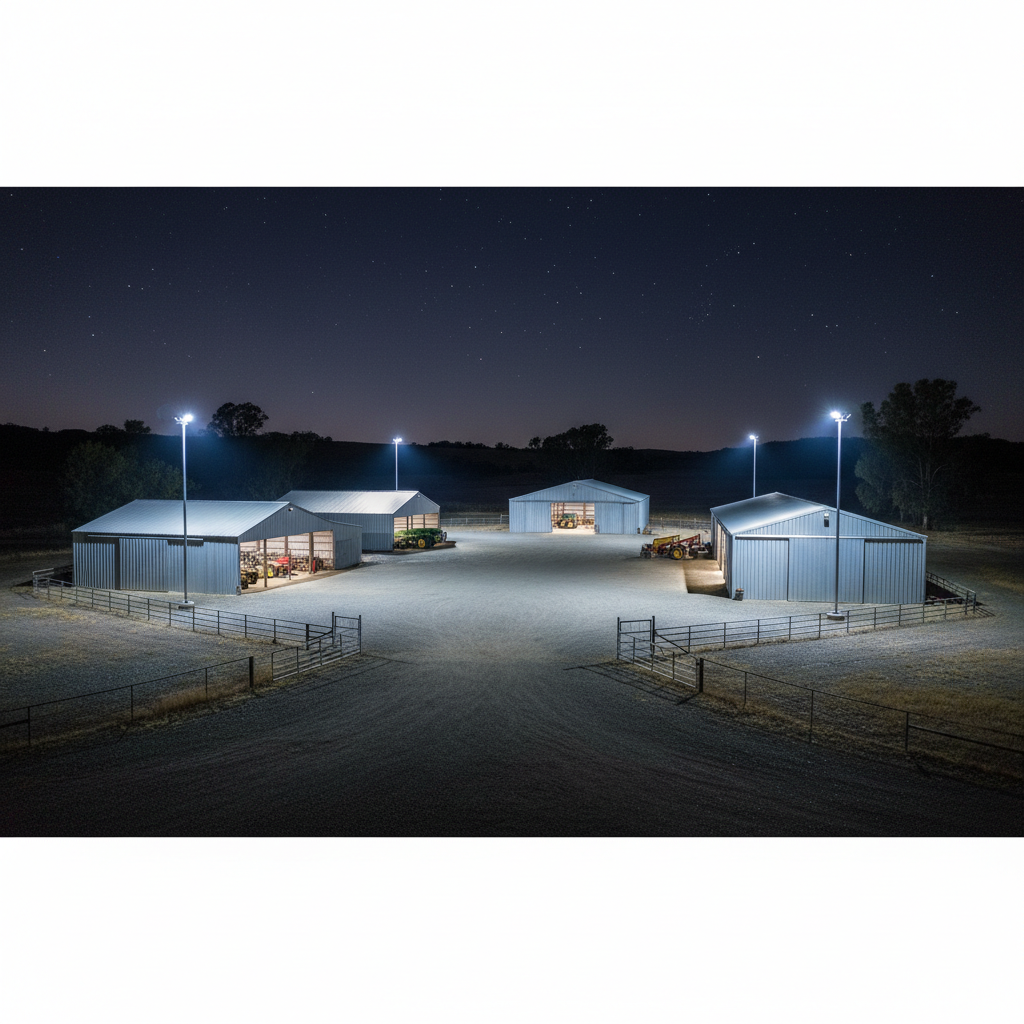A Guide to Outdoor Security & Area Lighting for Farms and Ranches