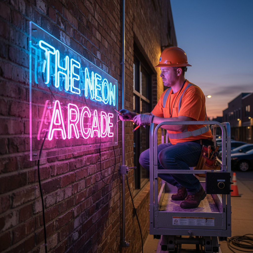 A Pro Guide to Installing Hardwired LED Neon Signs