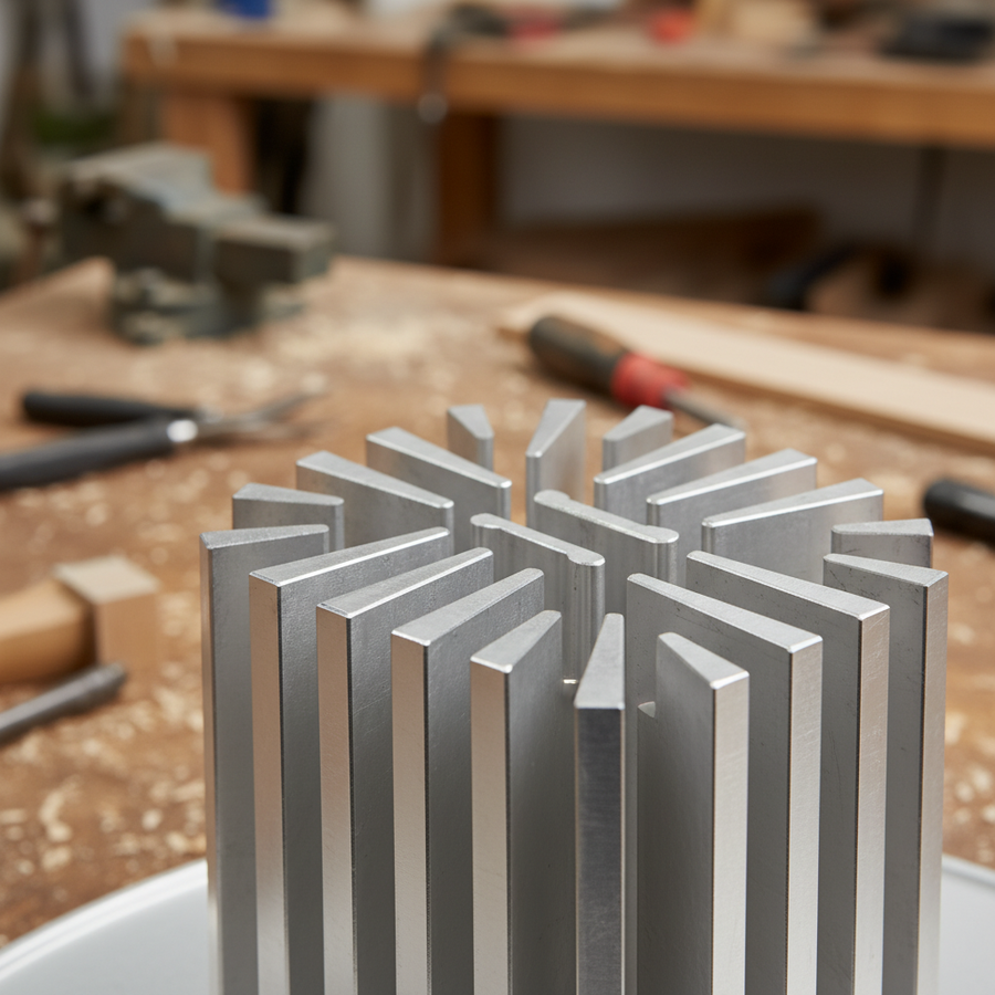 Heatsink Fin Geometry: Preventing Dust Clogs in Woodworking Shops