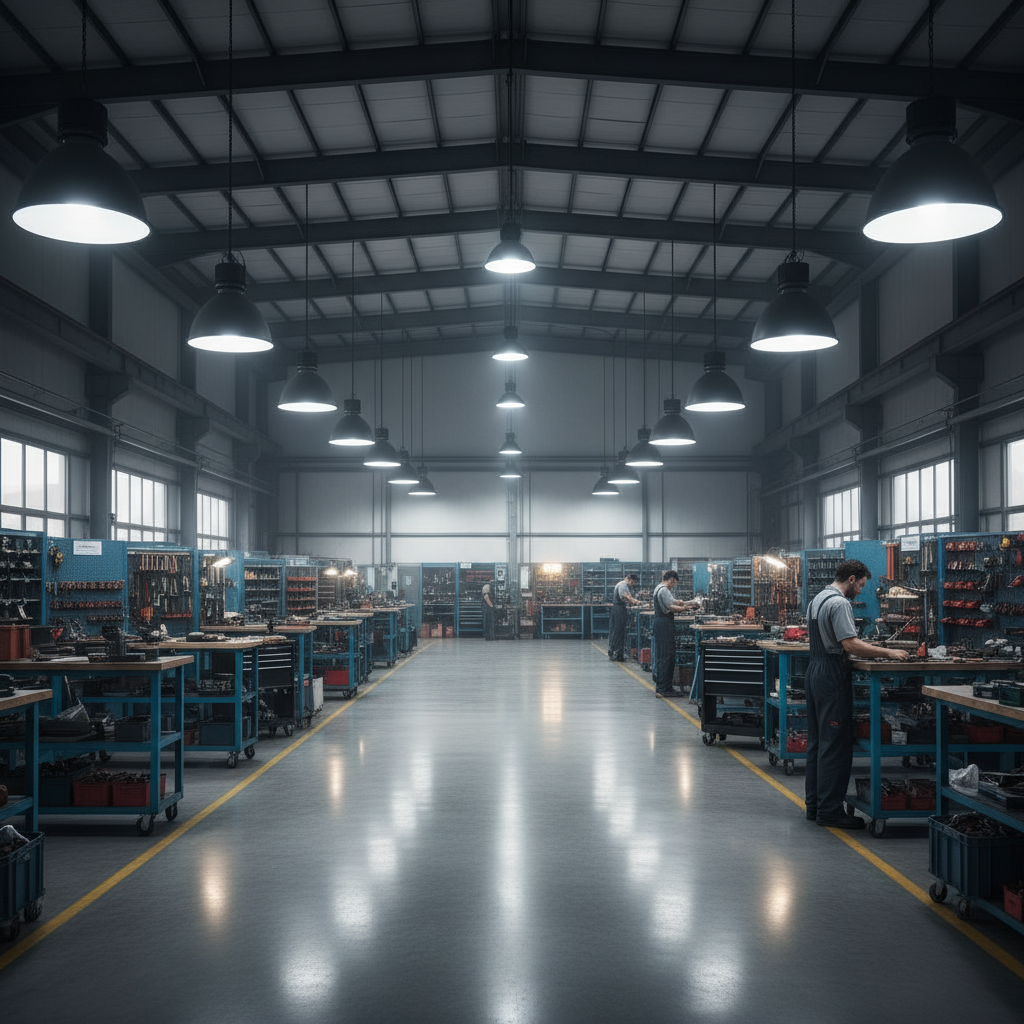 Powder Coating vs. Paint: Protecting UFO Lights in Damp Garages