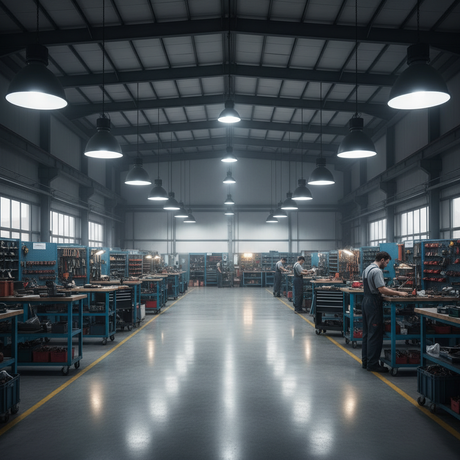 Powder Coating vs. Paint: Protecting UFO Lights in Damp Garages