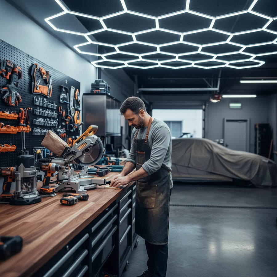 Garage Lighting Bundles Sized for Real Workshops