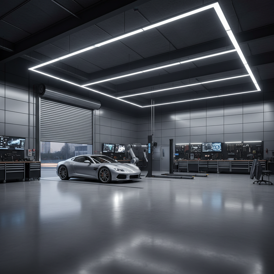 Syncing Linear High Bays with Smart Garage Door Sensors