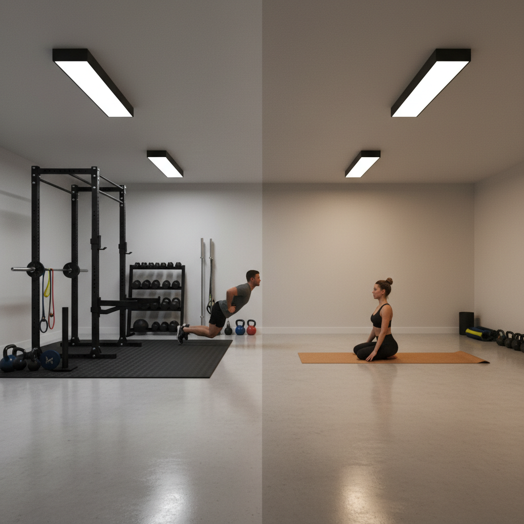 Automated Dimming: Setting LHB Scenes for Home Gyms