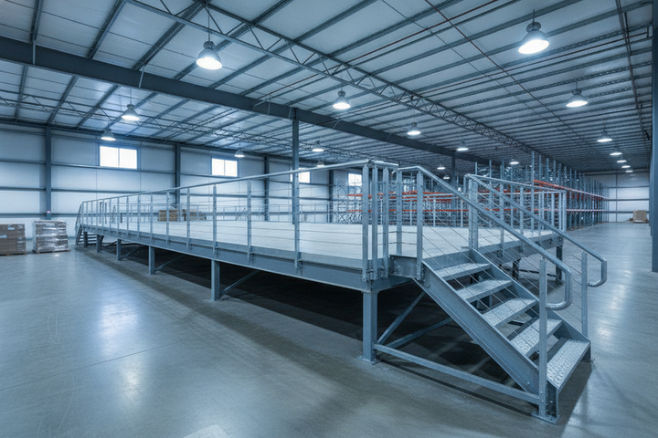 Warehouse Mezzanine Lighting: Plan Decks, Stairs, and Lower-Level Visibility