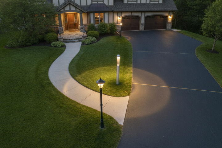 Lamp Post Lighting: Match Height and Distribution to the Coverage Area