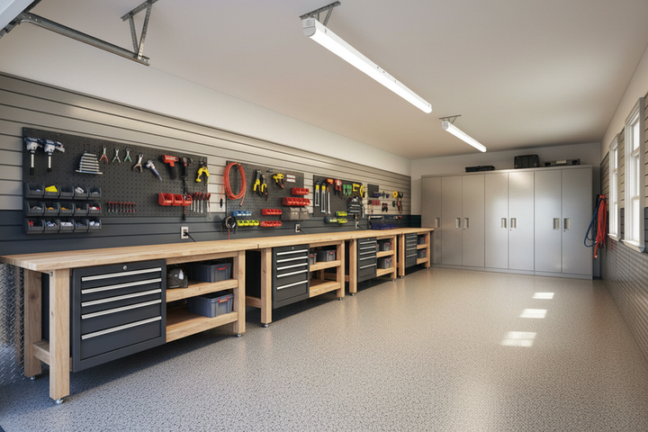 8-Foot LED Shop Lights: When Long Fixtures Fit the Workspace
