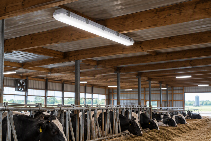 Agricultural Barn Lighting Design: Livestock Facility Requirements and Selection Criteria