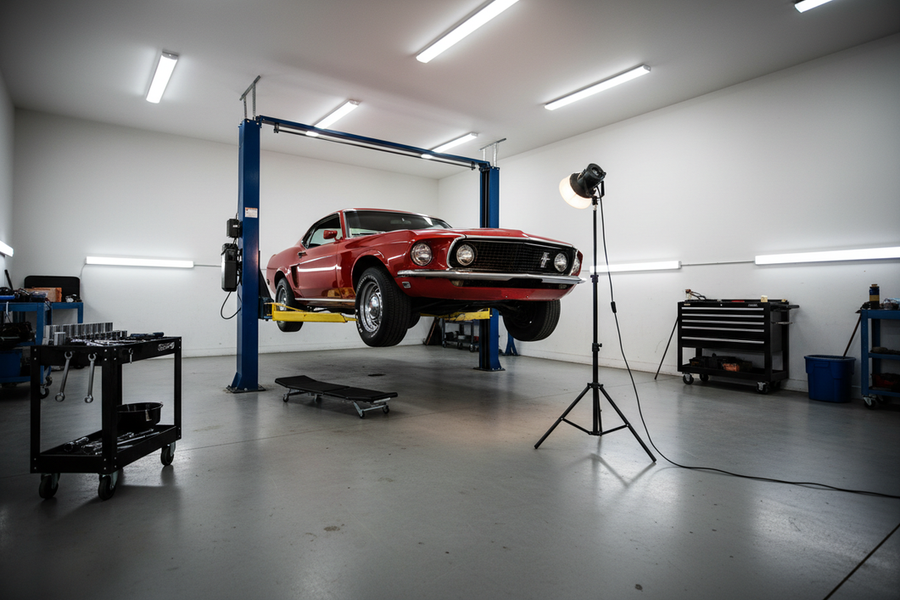 Why Bright Garage Lights Still Leave Work Areas Dim cover