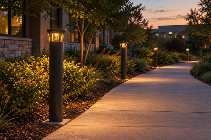 How to Calculate Commercial Bollard Light Spacing for Walkways